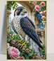 Preview: Diamond Painting Falcon auf einem Baum